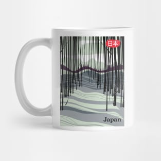 Vintage Japan travel poster Mug